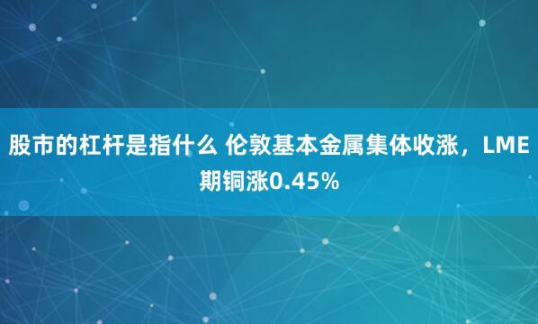 股市的杠杆是指什么 伦敦基本金属集体收涨，LME期铜涨0.45%